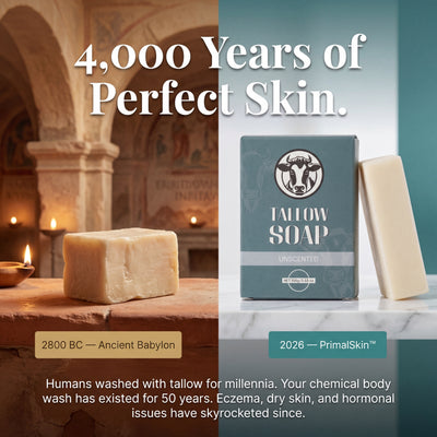 6-in-1 Support PrimalSkin™ Tallow Soap